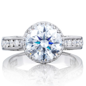 Tacori 2646-35RDR85 18 Karat Dantela Engagement Ring