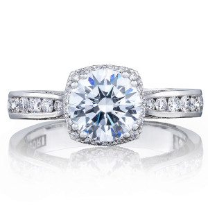Tacori 2646-3RDC7 18 Karat Dantela Engagement Ring