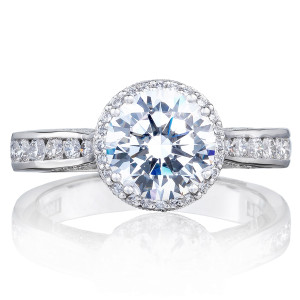 Tacori 2646-3RDR75 18 Karat Dantela Engagement Ring