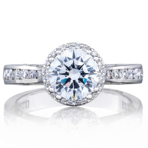 Tacori 2646-3RDR7 18 Karat Dantela Engagement Ring