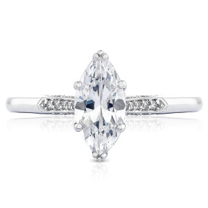 Tacori 2651MQ10X5 18 Karat Simply Tacori Engagement Ring