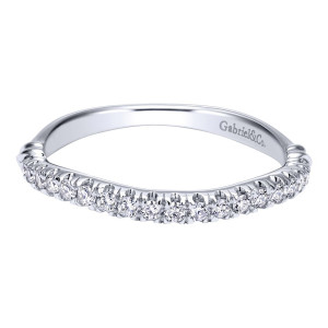 Gabriel 14 Karat Contemporary Wedding Band WB911789R0W44JJ