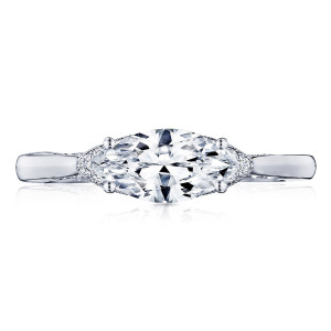 Tacori 2654MQ10X5 18 Karat Simply Tacori Engagement Ring