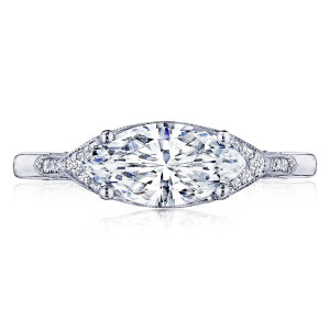 Tacori 2655MQ11X55 18 Karat Simply Tacori Engagement Ring