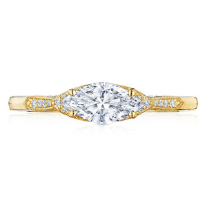 Tacori 2655MQ9X45Y 18 Karat Simply Tacori Engagement Ring