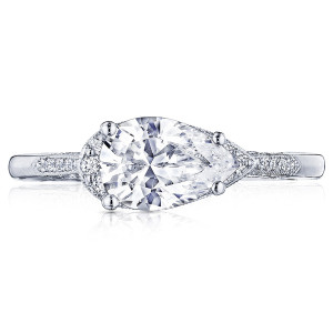 2655PS85X55 Platinum Simply Tacori Engagement Ring