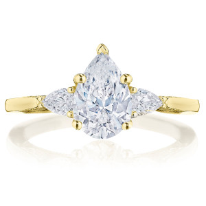 Tacori 2668PS9X6Y 18 Karat Simply Tacori Engagement Ring