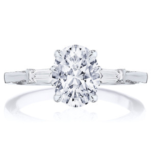 Tacori 2669OV85X65 Platinum Simply Tacori Engagement Ring