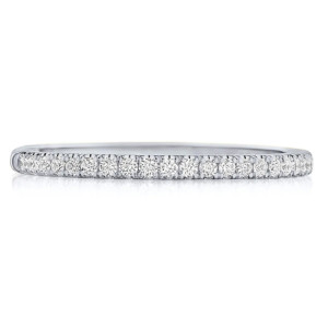 Tacori 18 Karat Simply Tacori French Pavé Wedding Band 267015B12W