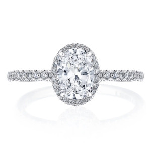 Tacori 267615OV75X55 Platinum Simply Tacori Engagement Ring