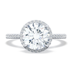 Tacori 268415rd Platinum Simply Tacori Engagement Ring