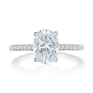 Tacori 269017OV95X7W 18 Karat Dantela Engagement Ring