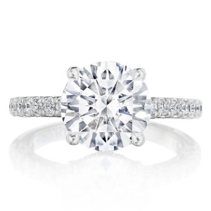 Tacori 269022RD95W 18 Karat Dantela Engagement Ring