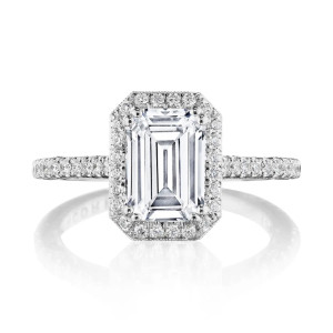 269117EC85X6 Platinum Tacori Dantela Engagement Ring