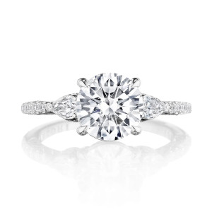 269417RD8 Platinum Tacori Dantela Engagement Ring