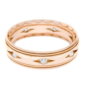 Tacori 866RD 18 Karat Crescent Wedding Band