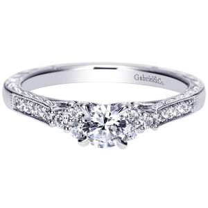 Gabriel 14 Karat Victorian Engagement Ring ER98723W44JJ