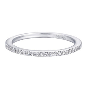 Gabriel 14 Karat Contemporary Wedding Band WB7843W44JJ