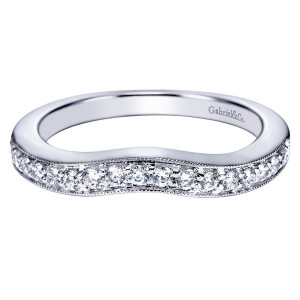 Gabriel 14 Karat Victorian Wedding Band WB4088W44JJ