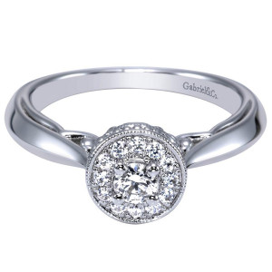 Gabriel 14 Karat Victorian Engagement Ring ER98425W44JJ