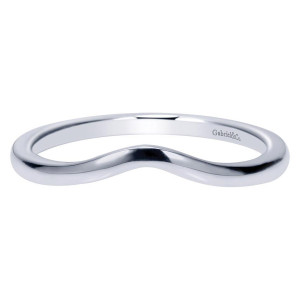 Gabriel 14 Karat Contemporary Wedding Band WB9006W4JJJ