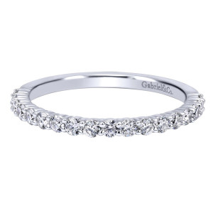 Gabriel 14 Karat Contemporary Wedding Band WB11737R6W44JJ