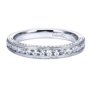 Gabriel 14 Karat Victorian Wedding Band WB6701W44JJ