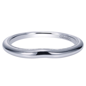 Gabriel 14 Karat Contemporary Wedding Band WB9239W4JJJ