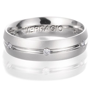 Verragio Platinum Diamond Wedding Band VWD-6903