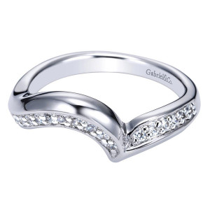Gabriel 14 Karat Contemporary Wedding Band WB5323W44JJ