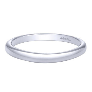 Gabriel 14 Karat Contemporary Wedding Band WB10761W4JJJ