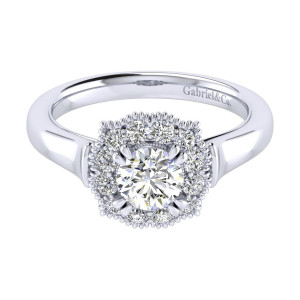 Gabriel 14 Karat Perfect Match Engagement Ring ER009B3ACW44JJ