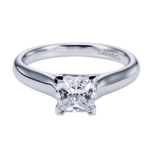 Gabriel Platinum Contemporary Engagement Ring ER6605PTJJJ