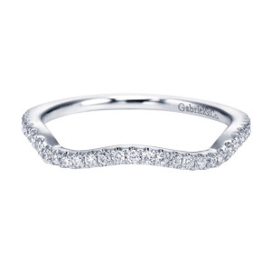 Gabriel 14 Karat Contemporary Wedding Band WB7547W44JJ