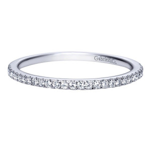 Gabriel 14 Karat Contemporary Wedding Band WB8013W44JJ