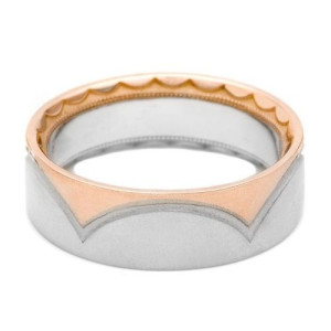 Tacori 947WRS Platinum Crescent Wedding Band