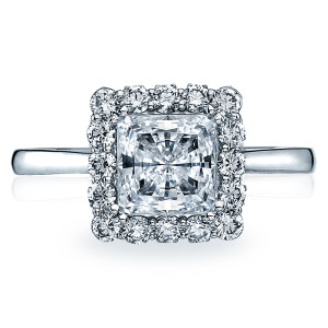 55-2PR65 Platinum Tacori Full Bloom Engagement Ring