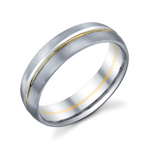 272889 Christian Bauer 18 Karat Two-Tone Wedding Ring / Band