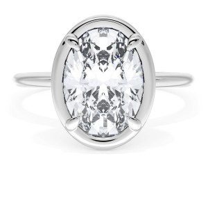 Tacori 40417OV11X8 Platinum Founders Collection Engagement Ring