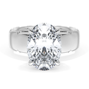 Tacori 4146OV125X9 Platinum Founders Collection Engagement Ring