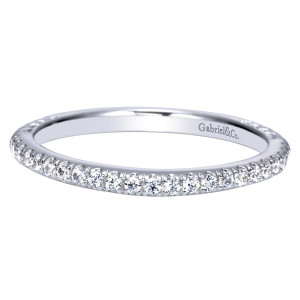 Gabriel 14 Karat Contemporary Wedding Band WB8653W44JJ