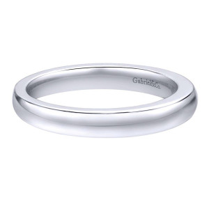 Gabriel 14 Karat Contemporary Wedding Band WB9750W4JJJ