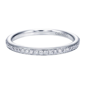 Gabriel 14 Karat Contemporary Wedding Band WB7537W44JJ