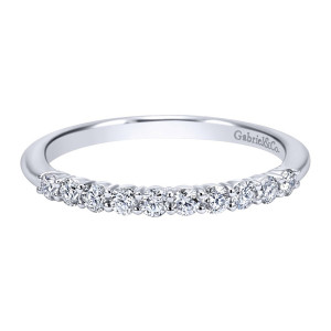 Gabriel 14 Karat Contemporary Wedding Band WB11753R6W44JJ