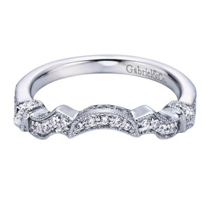Gabriel 14 Karat Victorian Wedding Band WB5981W44JJ