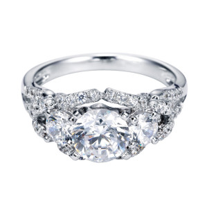 Gabriel 14 Karat Contemporary Engagement Ring ER5333W44JJ