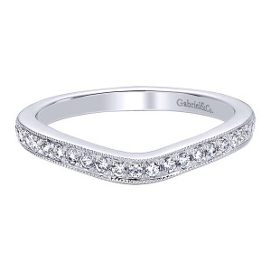 Gabriel 14 Karat Victorian Wedding Band WB9357W44JJ