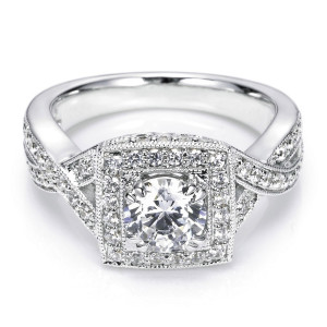 Gabriel 14 Karat Victorian Engagement Ring ER6040W44JJ