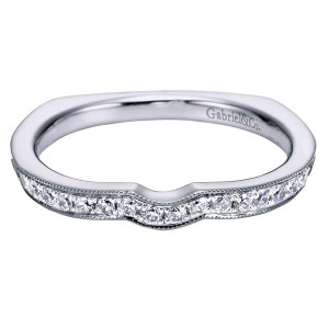 Gabriel 14 Karat Victorian Wedding Band WB6094W44JJ