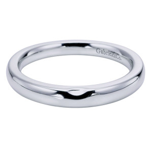 Gabriel 14 Karat Contemporary Wedding Band WB6065W4JJJ